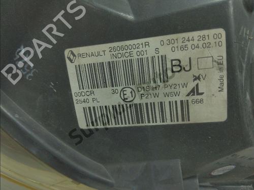 Left headlight RENAULT MEGANE III Hatchback (BZ0/1_, B3_) 1.9 dCi (BZ0N, BZ0J) | BP39089643C28 - Image 3