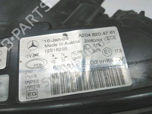 Left headlight MERCEDES-BENZ GLK-CLASS (X204) 220 CDI 4-matic (204.984, 204.997) | BP33568981C28 - Image 2