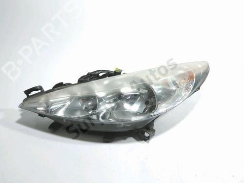 Used Left headlight Left headlight PEUGEOT 207 (WA_, WC_) 1.4 HDi (68 hp) 33262061 33262061