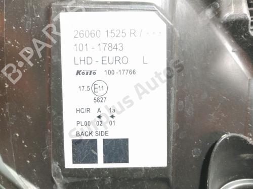 Left headlight RENAULT KANGOO Express (FW0/1_) 1.5 dCi 75 (FW07, FW10, FW04) | BP28266885C28 