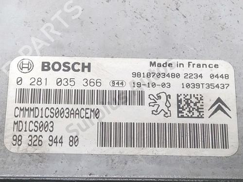 Engine control unit (ECU) CITROËN C5 AIRCROSS (A_) 1.5 BlueHDi 130 (ACYHZJ, ACYHZR) | BP39117968M57 - Image 3