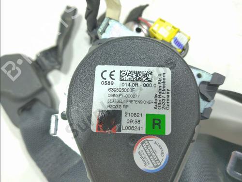 Front right seatbelt RENAULT CLIO V (B7_) 1.0 LPG (B7MT) | BP37770539I25 - Image 3