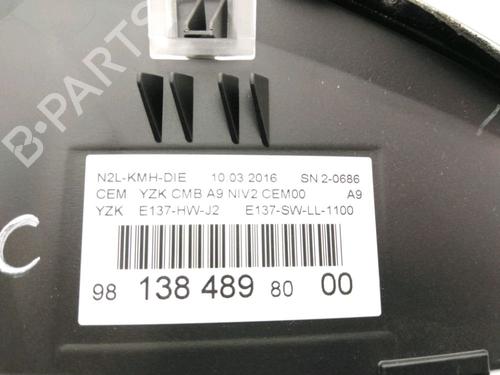 Instrument cluster PEUGEOT 208 I (CA_, CC_) 1.6 BlueHDi 100 | BP28230206C47