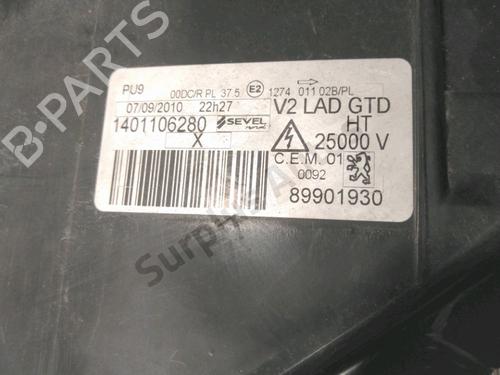 Left headlight PEUGEOT 807 (EB_) 2.0 HDi | BP40214638C28 - Image 3
