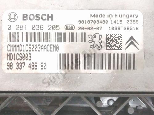 Engine control unit (ECU) PEUGEOT 208 II (UB_, UP_, UW_, UJ_) 1.5 BlueHDI 100 | BP30085901M57