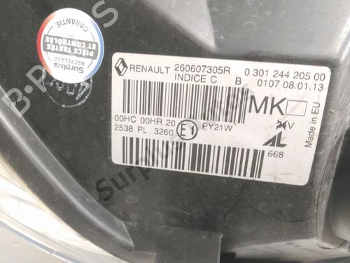 Venstre forlygte RENAULT MEGANE III Hatchback (BZ0/1_, B3_) 1.2 TCe (BZ2B, BZ11) | BP29859855C28 