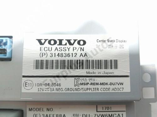 Display monitor VOLVO XC60 I SUV (156) D3 | BP30086098C48