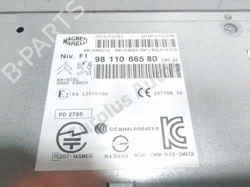 Radio PEUGEOT 2008 I (CU_) 1.2 VTi | BP28232389E6 