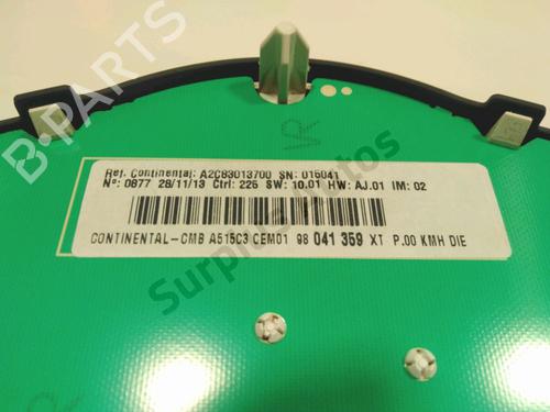 Instrument cluster CITROËN DS3 (SA_) 1.4 HDi 70 (SA8HP4) | BP32379470C47 - Image 3