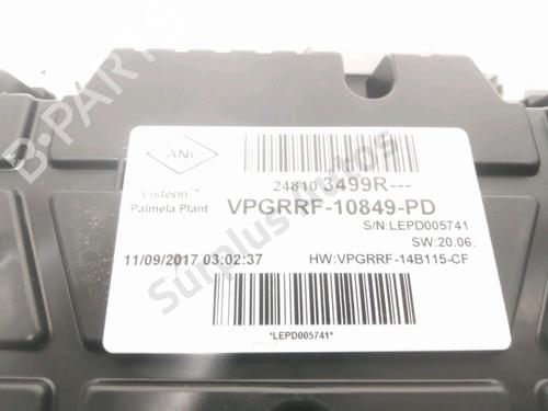 Instrument cluster RENAULT CAPTUR I (J5_, H5_) 0.9 TCe 90 | BP29553179C47 
