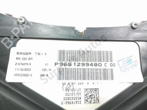 Instrument cluster PEUGEOT 307 (3A/C) 1.6 16V | BP28230995C47