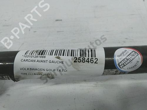 Left front driveshaft VW GOLF VI (5K1) 1.6 TDI | BP39705751M38 - Image 2