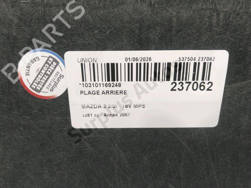 Rear parcel shelf MAZDA 3 (BK) 2.3 MPS Turbo (BK14) | BP36289395C85 - Image 2