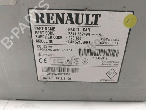 Radio RENAULT CLIO IV (BH_) 1.5 dCi 90 | BP30992085E6