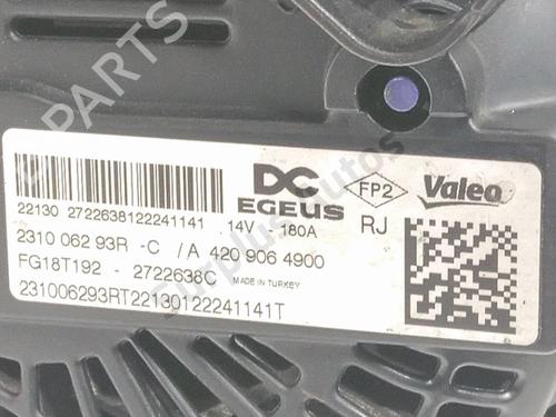 Alternator RENAULT CLIO V (B7_) 1.5 Blue dCi 100 (B7AD) | BP35719796M7 - Image 5
