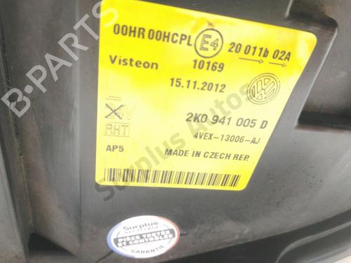 Venstre forlygte VW TOURAN (1T1, 1T2) 1.9 TDI | BP28266840C28 