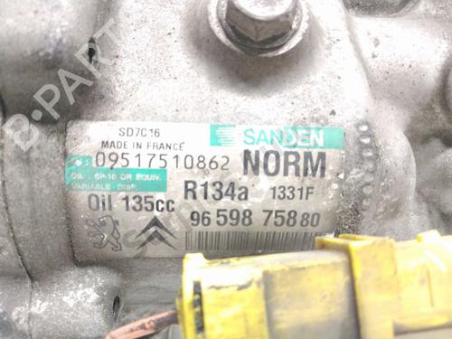 AC compressor PEUGEOT 308 SW I (4E_, 4H_) 1.6 HDi | BP28223485M34 