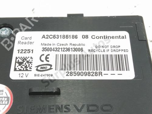 Card reader RENAULT MEGANE III Hatchback (BZ0/1_, B3_) 1.6 dCi (BZ00, BZ12, BZ13) | BP38793430E4 - Image 4