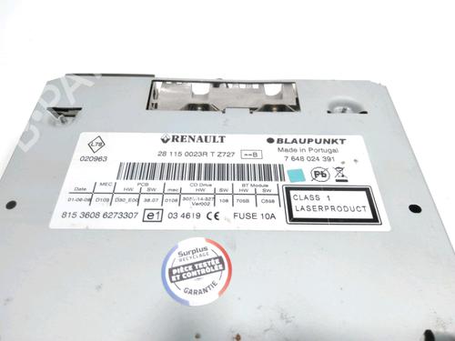 Radio RENAULT MEGANE III Hatchback (BZ0/1_, B3_) 1.5 dCi | BP28231906E6 