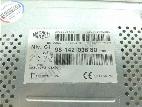 Radio PEUGEOT PARTNER Box Body/MPV 1.6 HDi | BP36153376E6 - Image 3