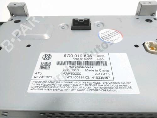 Radio VW GOLF VII (5G1, BQ1, BE1, BE2) 1.6 TDI | BP28232542E6 