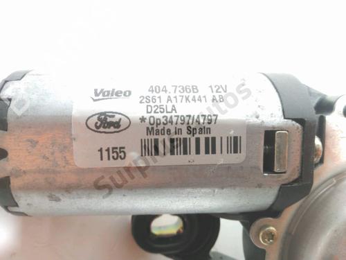 Rear wiper motor FORD FIESTA V (JH_, JD_) 1.4 TDCi | BP29860293M102