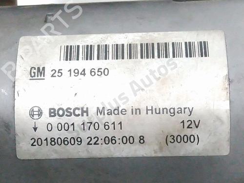 Starter OPEL CORSA E (X15) 1.4 (08, 68) | BP30141326M8 - Image 5