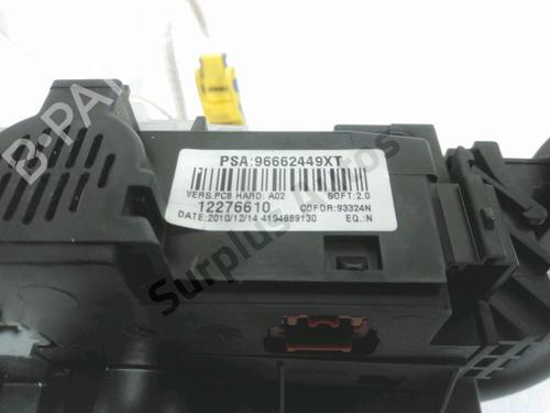 Used Steering wheel controls CITROËN BERLINGO MULTISPACE (B9) 1.6 HDi 90 (92 hp) 28227244