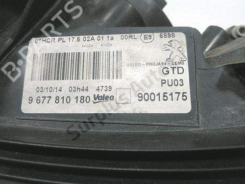 Left headlight PEUGEOT 2008 I (CU_) 1.6 HDi | BP39462716C28 - Image 2