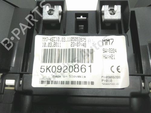 Instrument cluster VW GOLF VI (5K1) 1.4 | BP37769419C47 - Image 3