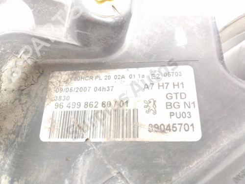 Left headlight PEUGEOT 207 (WA_, WC_)  | BP28447939C28 
