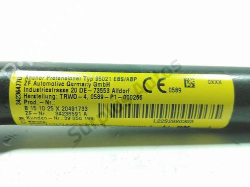 Front left seatbelt OPEL MERIVA B MPV (S10) 1.6 CDTI (75) | BP39705969I26 - Image 3