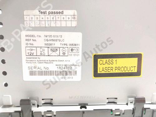 Radio CITROËN C1 (PM_, PN_) 1.0 | BP28232155E6 