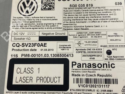 Electronic module VW GOLF VII (5G1, BQ1, BE1, BE2) 2.0 TDI | BP29034238M83 