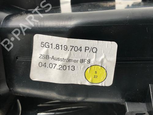Air vent VW GOLF VII (5G1, BQ1, BE1, BE2) 1.2 TSI | BP29031468I21 