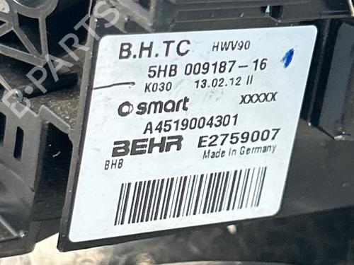Climate control SMART FORTWO Cabrio (451) 1.0 (451.431, 451.480) | BP40042482I5 - Image 5