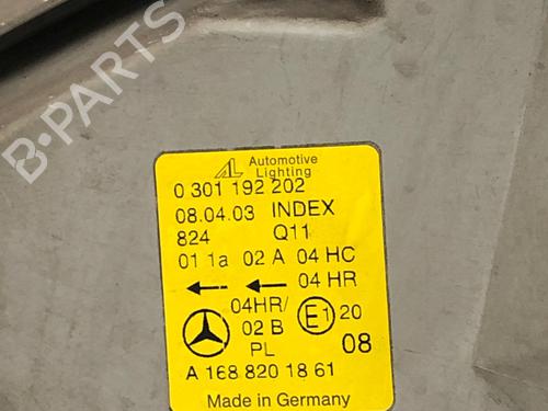 Right headlight MERCEDES-BENZ A-CLASS (W168) A 140 (168.031, 168.131) | BP29037176C29 
