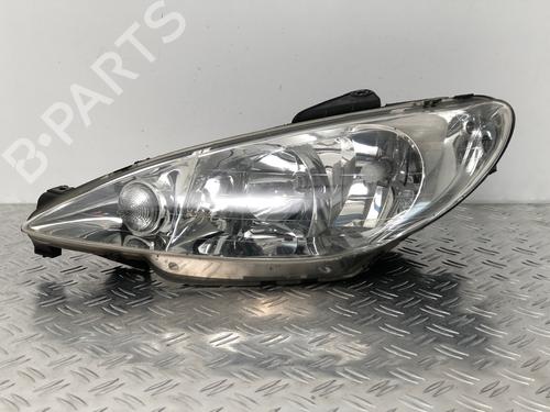 Used Left headlight PEUGEOT 206 CC (2D) 1.6 16V (2DNFUF, 2DNFUR) (109 hp) 29037310