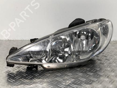 Used Left headlight PEUGEOT 206 CC (2D) 1.6 16V (2DNFUF, 2DNFUR) (109 hp) 29033554