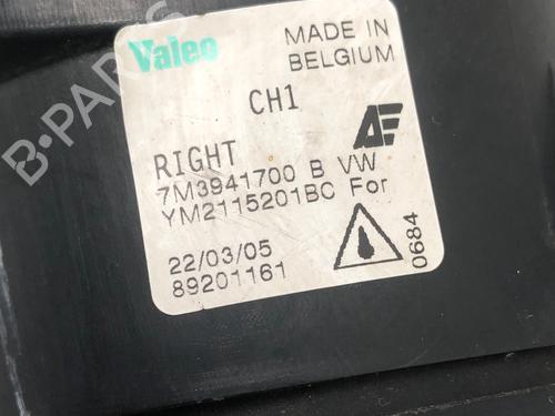 Right front fog light VW SHARAN (7M8, 7M9, 7M6) 1.9 TDI | BP29037370C31