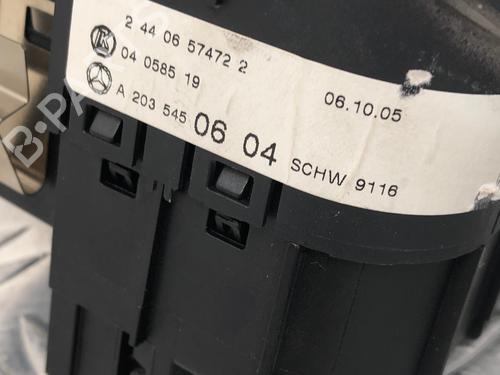 Headlight switch MERCEDES-BENZ C-CLASS Coupe (CL203) C 180 Kompressor (203.746) | BP29037947I24 