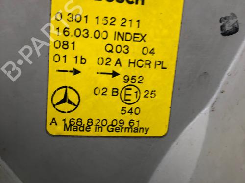 Left headlight MERCEDES-BENZ A-CLASS (W168) A 140 (168.031, 168.131) | BP29032058C28 