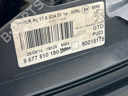 Left headlight PEUGEOT 2008 I (CU_) 1.6 HDi | BP37692914C28  - Image 8