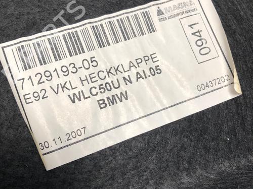 Luggage compartment floor BMW 3 Coupe (E92) 335 i | BP29031157I33 