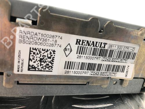 Radio RENAULT LAGUNA III (BT0/1) 2.0 16V Hi-Flex (BT1H, BT1G, BT1K) | BP29034340E6 