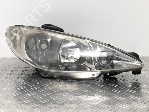 Used Right headlight PEUGEOT 206 CC (2D) 1.6 16V (2DNFUF, 2DNFUR) (109 hp) 29036605