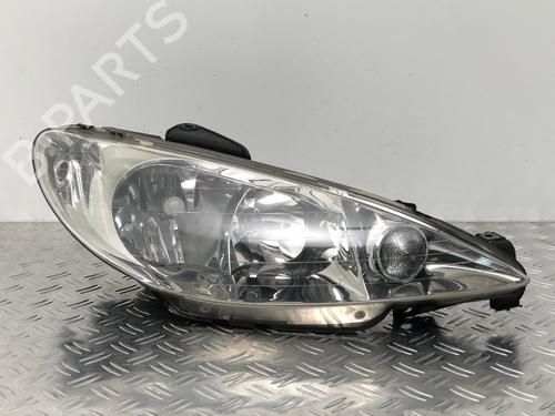 Used Right headlight PEUGEOT 206 CC (2D) 1.6 16V (2DNFUF, 2DNFUR) (109 hp) 29136788