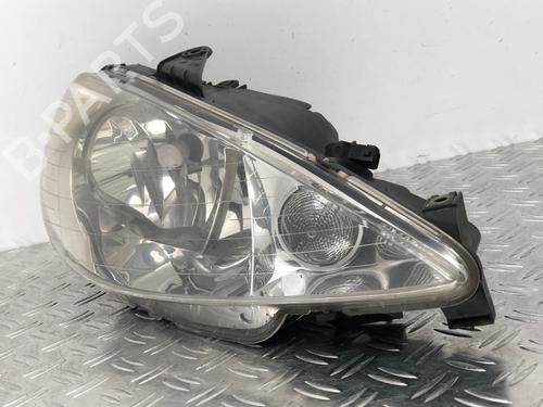 Right headlight PEUGEOT 206 CC (2D) 1.6 16V (2DNFUF, 2DNFUR) | BP29036605C29 