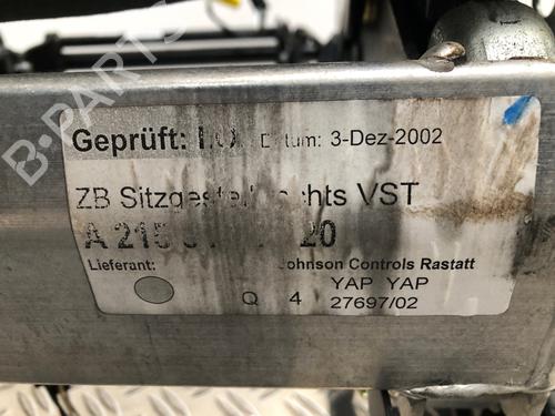 Right front seat MERCEDES-BENZ S-CLASS Coupe (C215) CL 600 (215.376) | BP31133417C16 