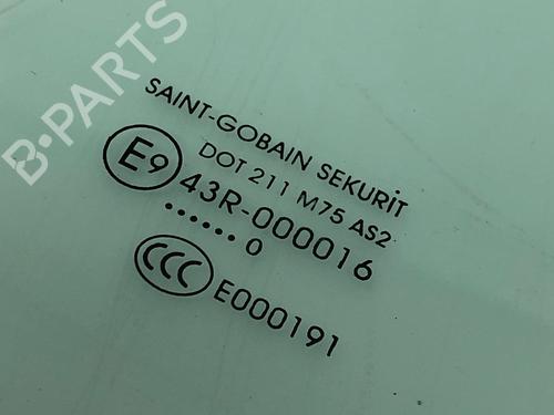 Dør rude ventre foran CITROËN BERLINGO MULTISPACE (B9) 1.6 HDi 75 / BlueHDi 75 | BP30907755C18